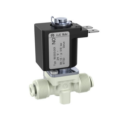 Valvola per il settore medico - 18.00x.001 - A. u. K. Müller GmbH & Co. KG - di isolamento / a solenoidi / a comando diretto