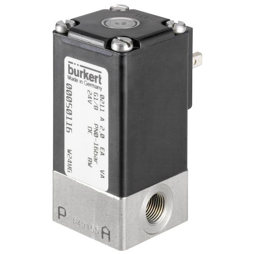 Valvola per il settore medico - 0211 - Bürkert GmbH & Co. KG Fluid Control Systems - a solenoidi / in acciaio inossidabile