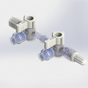 Rampa di infusione a 2 vie - 427124 - Elcam Medical Italy - per terapia intensiva