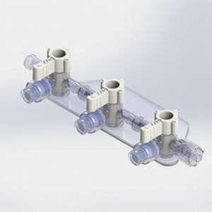 Rampa di infusione a 3 vie - 430339 - Elcam Medical Italy - per terapia intensiva