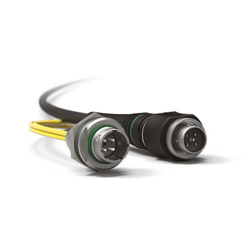 Connettore per il settore medico - FiberOptic series - Fischer Connectors - di dati / in ottone / a tenuta stagna