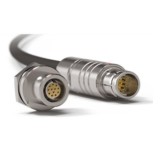 Connettore per dispositivi medici - Core series  - Fischer Connectors - in acciaio inossidabile / autoclavabile / push-pull
