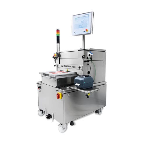 Termosigillatrice per vaschette automatica - T 260 - MULTIVAC - per l'industria farmaceutica / con rotelle