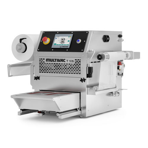 Termosigillatrice per vaschette semiautomatica - T 105 - MULTIVAC - per l'industria farmaceutica / compatta / da tavolo