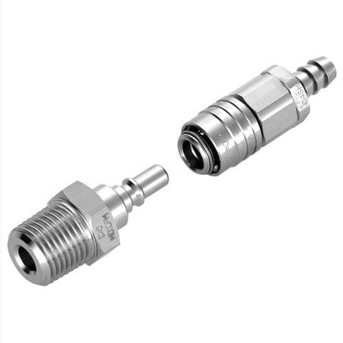 Connettore per gas medicali - Micro Cupla - Nitto Kohki Europe GmbH - compatto