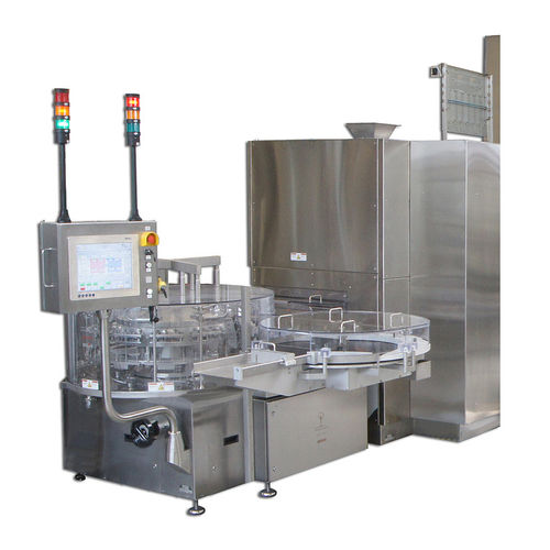 Lavatrice per flaconi rotativa - WMR - OPTIMA - automatica / da laboratorio