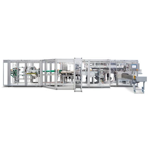 Macchina per imballaggi interamente automatica - OPTIMA B1.1 - OPTIMA - a pavimento / modulare / per sacchi