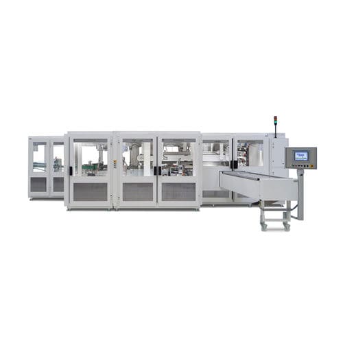 Macchina per imballaggi automatica - LS OS3 - OPTIMA - lineare / a pavimento / compatta