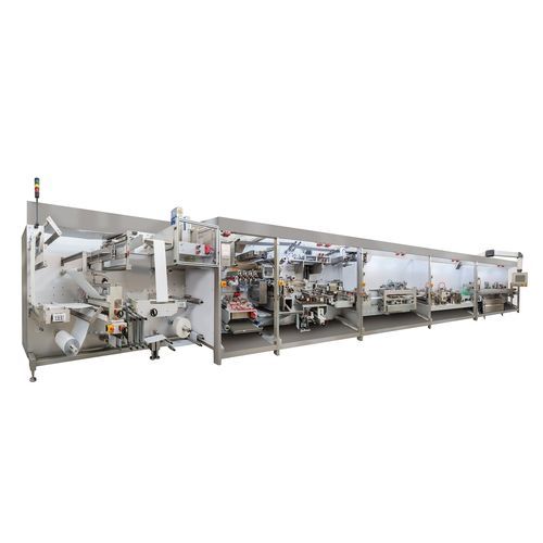 Sistema di confezionamento orizzontale - TDC300 - OPTIMA - a pavimento / per materiale sterile / per compresse di garza