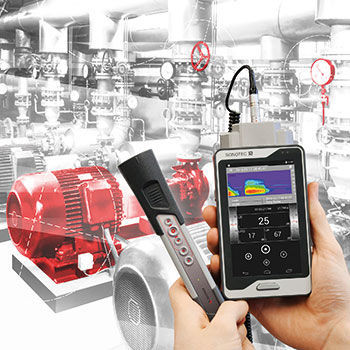 Tester di sicurezza elettrica - SONAPHONE - SONOTEC Ultraschallsensorik Halle GmbH - di corrente di fuga / portatile / con touch screen