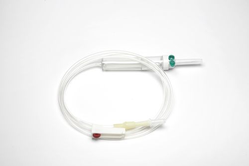 Set per trasfusione di sangue - T1 series - Adriamed Srl - in polivinilcloruro (PVC) / con rubinetto / con camera di gocciolamento