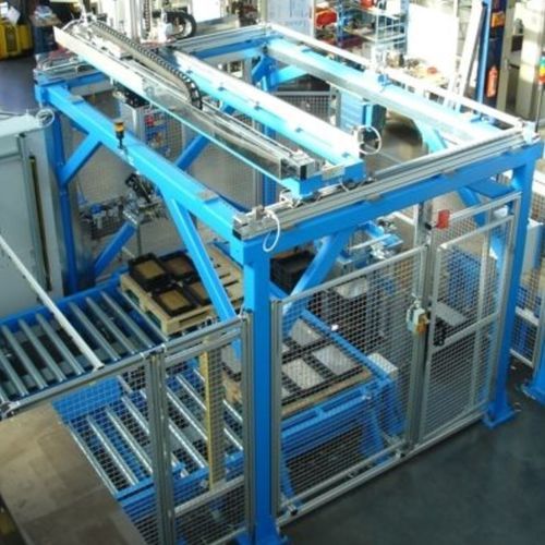 Pallettizzatore per movimentazione - PORTAL-Line  - FLG Automation AG - lineare / rotativo / robotizzato