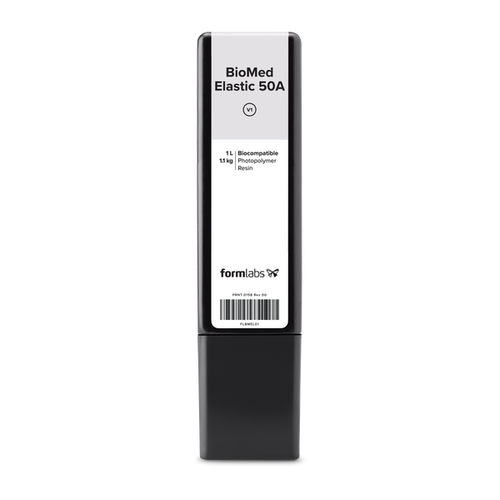 Materiale odontoiatrico in resina - BioMed Elastic 50A  - Formlabs - per stampa 3D / trasparente / biocompatibile
