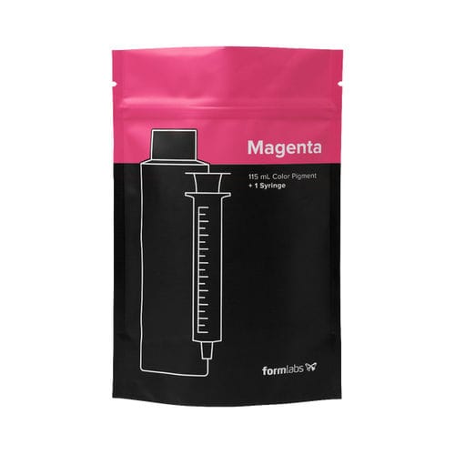 Materiale odontoiatrico in resina - Magenta Pigment - Formlabs - per stampa 3D