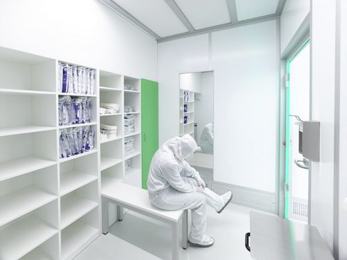 Camera bianca per laboratori farmaceutici - CleanSteriCell® F11 - SCHILLING ENGINEERING - modulare / integrato / in acciaio inossidabile