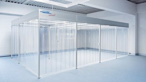 Camera bianca per imballaggio di prodotti farmaceutici - CleanFlowCell®  - SCHILLING ENGINEERING - modulare / classe ISO 6 / a flusso laminare