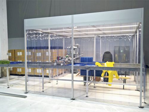 Camera bianca classe ISO 8 - CleanFlowCell® 3000.4.721 - SCHILLING ENGINEERING - softwall