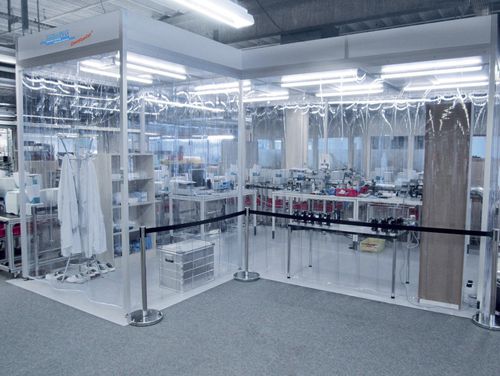 Camera bianca per l'industria farmaceutica - CleanFlowCell® 3000.4.352 - SCHILLING ENGINEERING - modulare / integrato / classe D