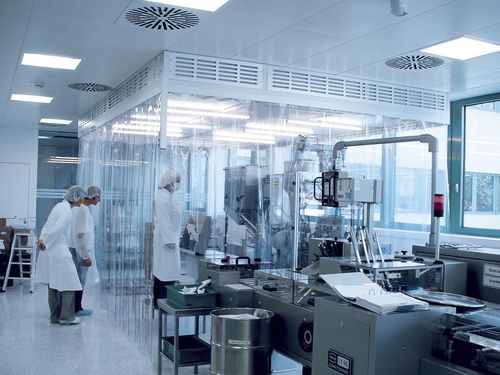 Camera bianca per l'industria farmaceutica - CleanFlowCell® F10 - SCHILLING ENGINEERING - modulare / integrato / softwall