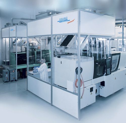 Camera bianca integrato - CleanFlowCell® 3000.4.252 - SCHILLING ENGINEERING - classe ISO 7 / a flusso laminare / softwall