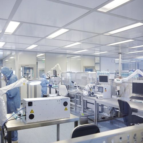 Camera bianca per fabbricazione di cateteri - CleanMediCell®  - SCHILLING ENGINEERING - per fabbricazione di stent / modulare / integrato