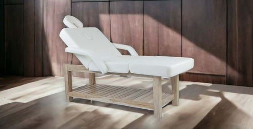 Lettino per spa meccanico - FLEXY 2 - Star Wellness - con schienale ad altezza regolabile / con poggiatesta / con braccioli