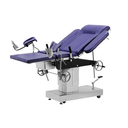 Poltrona da parto meccanica - MT400 - Ningbo Techart Medical Equipment - su rotelle / con braccioli