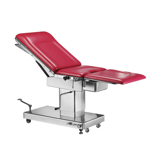 Poltrona da parto idraulica - MT400B - Ningbo Techart Medical Equipment - su rotelle