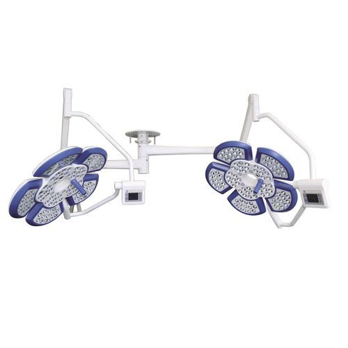 Lampada scialitica a soffitto - DEL 9 - Ningbo Techart Medical Equipment - LED / 2 bracci / 97
