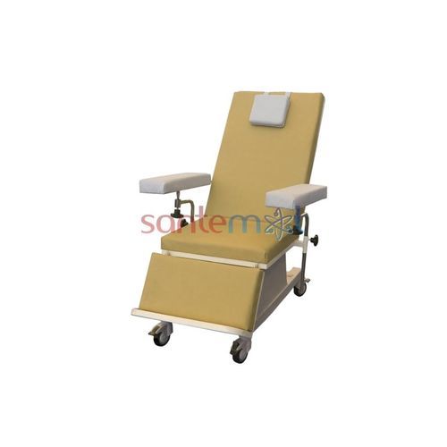 Poltrona per emodialisi manuale - STM-6800 - SANTEMOL Group Medikal - a 3 sezioni / con rotelle