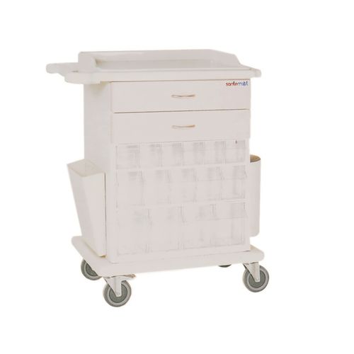 Carrello di emergenza - STM-7048 - SANTEMOL Group Medikal - per farmaci / di trasporto / di distribuzione di farmaci