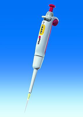 Micropipetta manuale - 16410 series - Vitlab - a pistone / a volume variabile / a volume regolabile