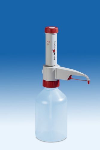 Dispensatore su flacone da laboratorio - simplex² fix - Vitlab - multiuso / a volume fisso