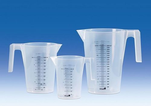Coppa di decantazione in polipropilene - 480941 - Vitlab - graduata / con manico / impilabile