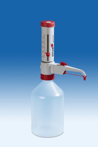Dispensatore su flacone da ricerca - VITLAB® genius² - Vitlab - multiuso / da laboratorio / a volume regolabile