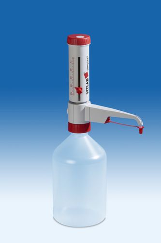 Dispensatore su flacone multiuso - simplex² - Vitlab - da ricerca / da laboratorio / a volume regolabile