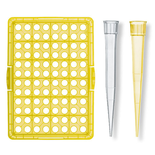 Puntale di pipetta non sterile - 148994 - Vitlab - giallo / universale / trasparente