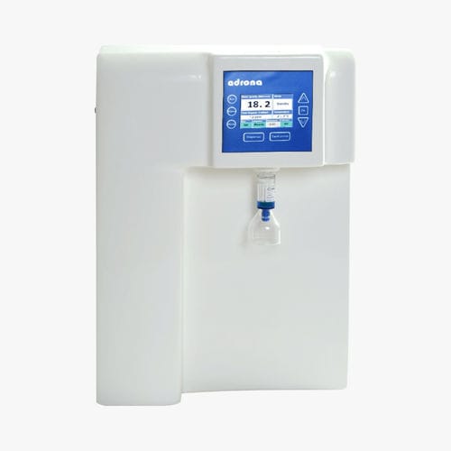 Sistema di depurazione dell'acqua da laboratorio - E30 - ADRONA - con UV / con deionizzazione