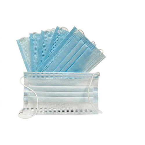 Mascherina chirurgica di tipo IIR - MP211 - Shenzhen Mecun Medical Supply - scatola da 10 pezzi / blu / bianca