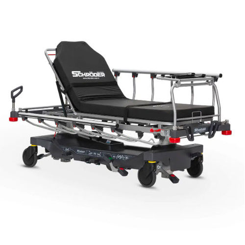 Barella con carrello da trasporto - CYCLONE - SCHRODER HEALTH PROJECTS - di emergenza / idraulica / ad altezza regolabile