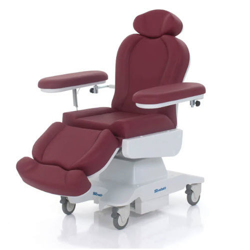 Poltrona per prelievo di sangue elettrica - MPC 14 - SCHRODER HEALTH PROJECTS - a 4 sezioni / con poggiagambe / con rotelle