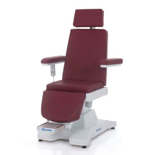 Poltrona elettrica per trattamenti clinici - ENT 7 - SCHRODER HEALTH PROJECTS - a 3 sezioni / con poggiagambe / con poggiapiedi