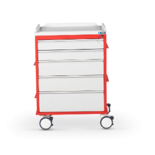 Carrello ospedaliero - EMC 03 - SCHRODER HEALTH PROJECTS - di emergenza / per farmaci / per trattamenti