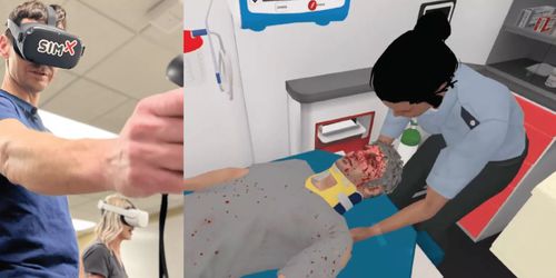 Simulatore didattico - SimX - per assistenza generale / per interventi di emergenza / realtà virtuale