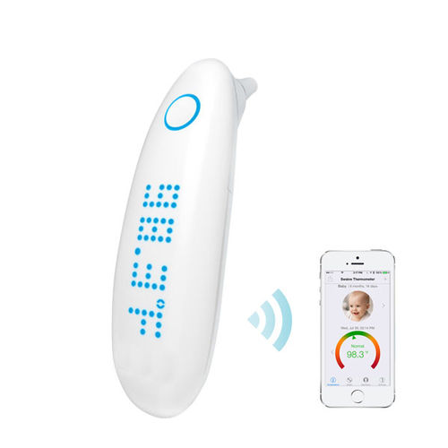 Termometro pediatrico - HX-T1A - Hannox International - a infrarossi / auricolare / Bluetooth
