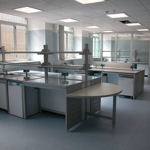 Banco da laboratorio per istopatologia - COM-Lab 6 - comfit s.r.l - modulare / con lavandino / murale