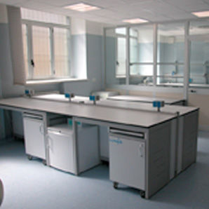 Banco da laboratorio per istopatologia - COM-Lab 3 - comfit s.r.l - modulare / con ripiani