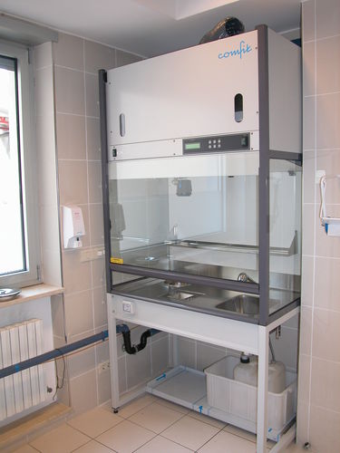 Cappa per aspirazione chimica - GS 1200 Anat/Pat - comfit s.r.l - di scappamento / di decontaminazione / per laboratorio di istopatologia