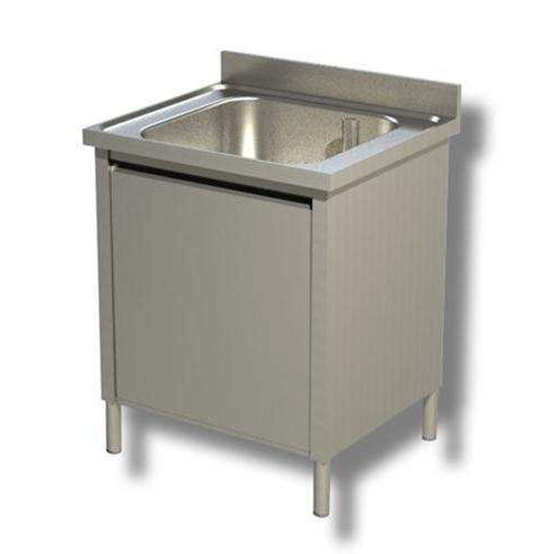 Lavandino da laboratorio - COM – WM 50  - comfit s.r.l - 1 postazione / in acciaio inossidabile / ad altezza fissa