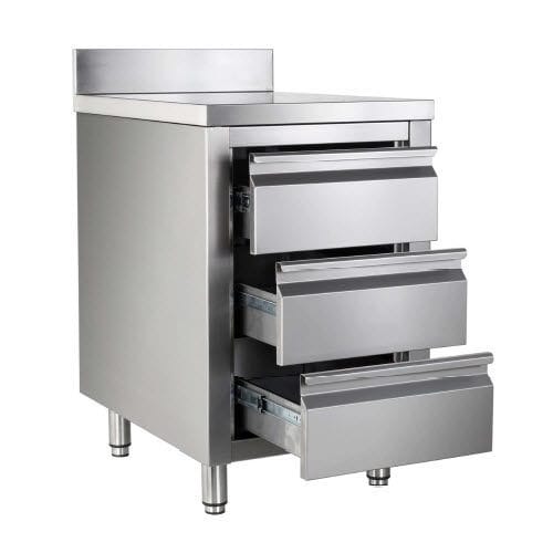 Armadio per ospedale - COM – CB 50-3D - comfit s.r.l - da laboratorio / con cassetti / in acciaio inossidabile